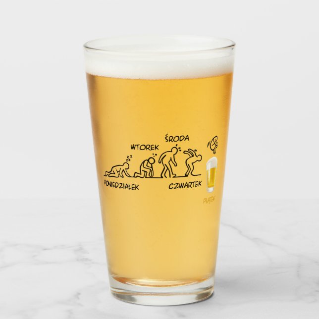 Beer-volution Glass (Front Filled)