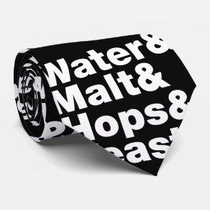 Beer = Water & Malt & Hops & Yeast. Tie