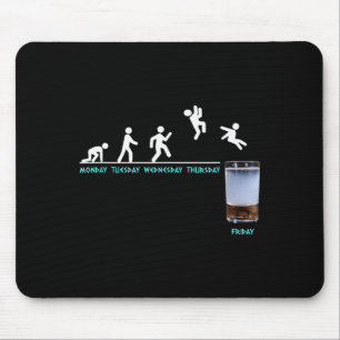 Beer Week Monday Tuesday Wednesday Thursday Friday Mouse Mat