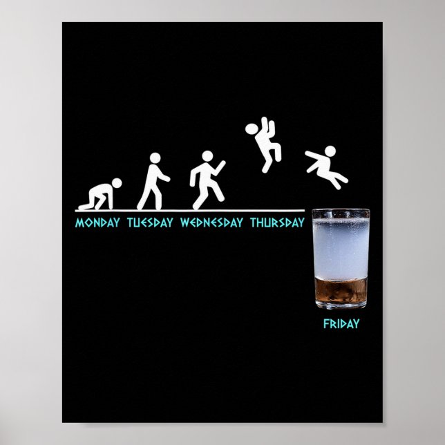 Beer Week Monday Tuesday Wednesday Thursday Friday Poster (Front)