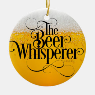 Beer Whisperer Ceramic Tree Decoration