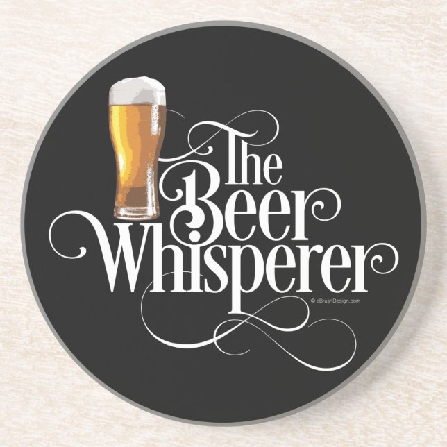 Beer Whisperer Drink Coaster (Front)