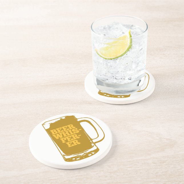 Beer Whisperer Mug Coaster (Side)