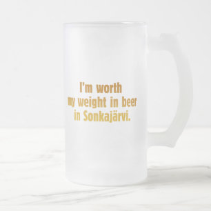 Beer Wife Frosted Glass Mug