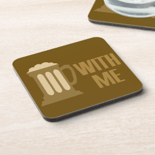 Beer With Me coasters