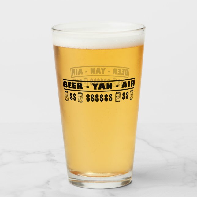 BEER - YAN - AIR GLASS (Front Filled)