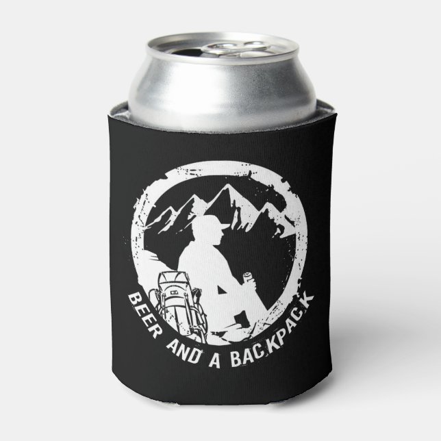 BeerAndaBackpack Beer Can Cooler (Can Front)