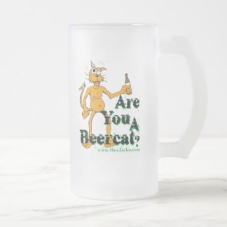 Beercat Frosted Stein