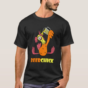 Beerchick Chicken Alcohol Beer Booze Festival T-Shirt
