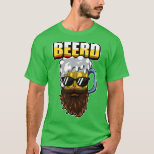 Beerd Beer And Beard Brewer Hipster T-Shirt