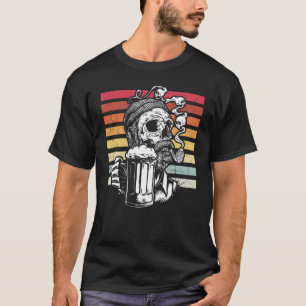 Beerfest Skull Beer Outfit October Beer Festival T-Shirt