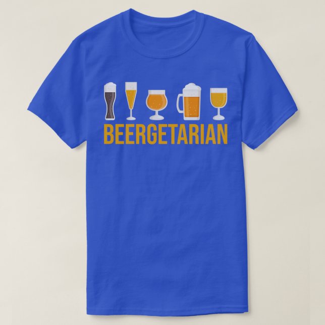 Beergetarian Drink Craft Beer Brewery Brewing Fan  T-Shirt (Design Front)