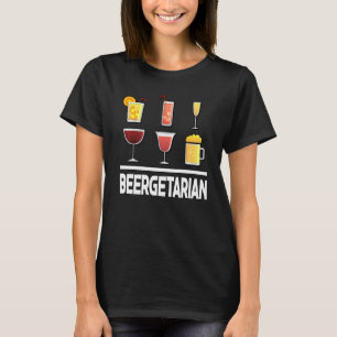 Beergetarian Graphic Homebrewing Winemaking Brewer T-Shirt
