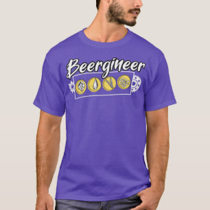 Beergineer Brewer Beer Drinking Home Brewing class T-Shirt