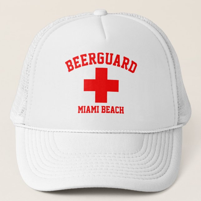 Beerguard Lifeguard Personalise Trucker Hat (Front)