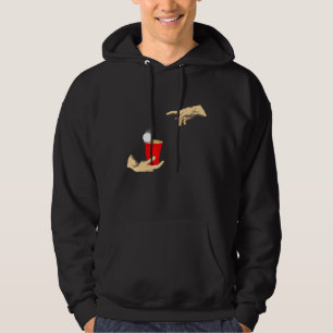 Beerpong Creation Of Adam Michelangelos Hands Hoodie