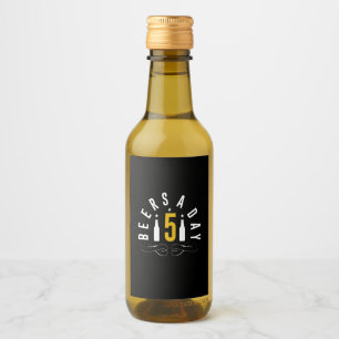 Beers A Day Wine Label