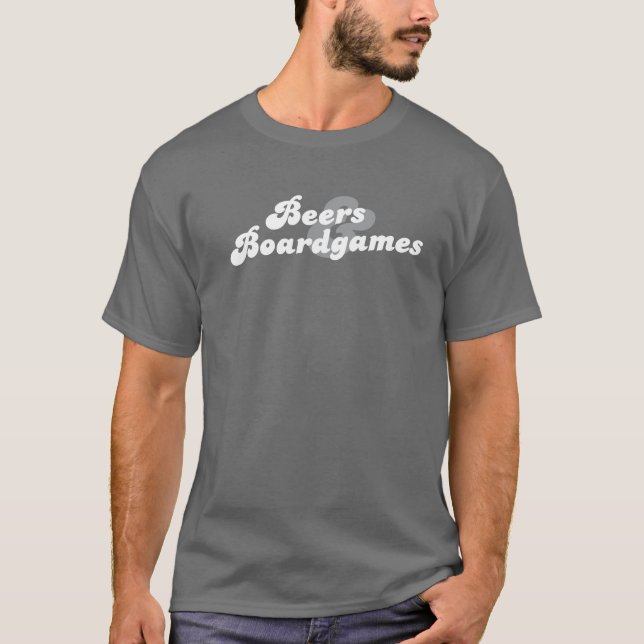 Beers and Boardgames shirt (Front)