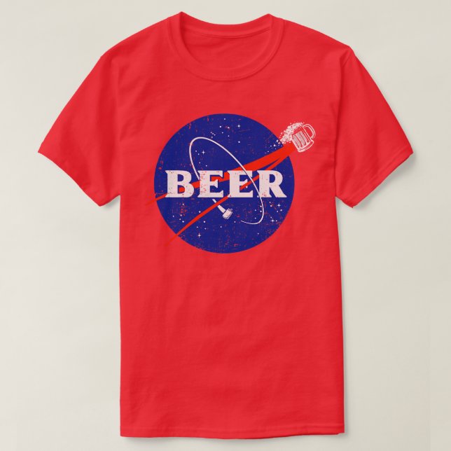 Beers in Space T-Shirt (Design Front)