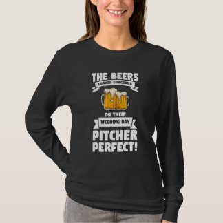 Beers Looked Gorgeous On Their Wedding Day Pitcher T-Shirt