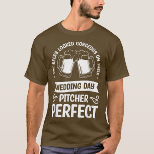 Beers Looked Gorgeous On Their Wedding Day Pitcher T-Shirt