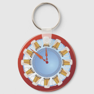 BEERS O' Clock Key Ring