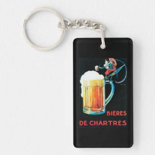 Beers of Chartres Promotional Poster Key Ring