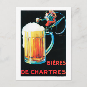Beers of Chartres Promotional Poster Postcard