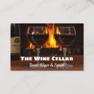 Beers Wines & Spirits Business Card. Business Card