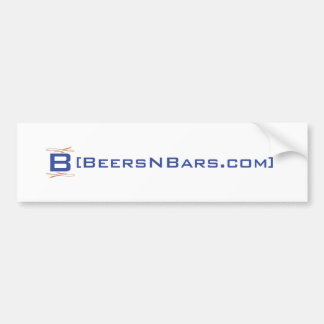 BeersNBars.com Bumper sticker