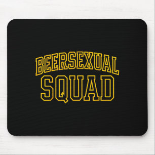 Beerual Squad Matching Group Bachelor Party Design Mouse Mat