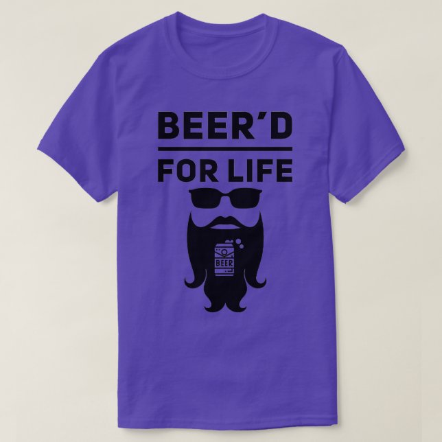 Beerx27d For Life Royal Blue T-Shirt (Design Front)