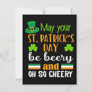 Beery Cheery St. Patrick's Day Greeting Card