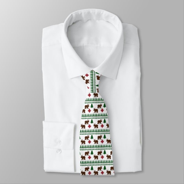 Beery Christmas for Beer Lovers Tie (Tied)