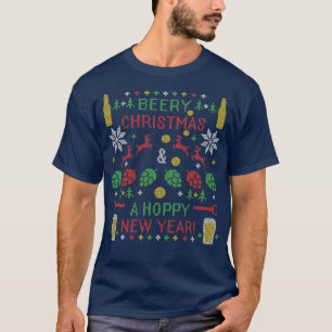 Beery Christmas Hoppy New Year Ugly Sweater Digita