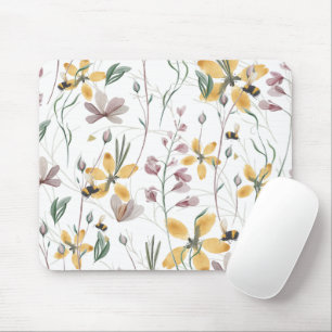 Bees and Botanicals Mouse Pad