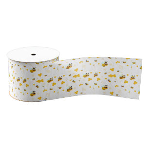 Bees and Honey  Grosgrain Ribbon