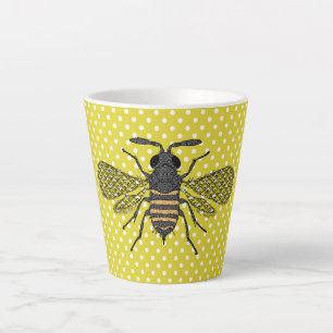 BEES and Honeycomb - Save The Bees Latte Mug