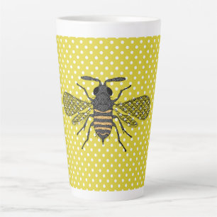 BEES and Honeycomb - Save The Bees Latte Mug
