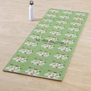 BEES and LadyBugs - Art by LeahG Save The Bees Yoga Mat