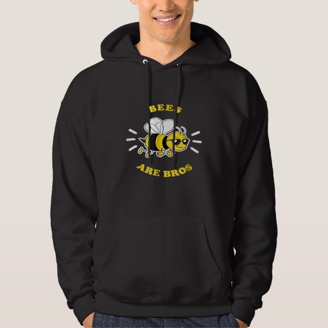 Bees Are Bros  Save The Bees Beekeeper 1 Hoodie (Front)