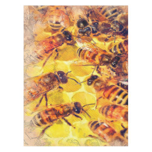 Bees art Blanket Tablecloth