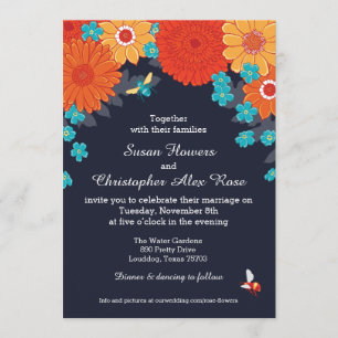 Bees & Blossoms Invitation