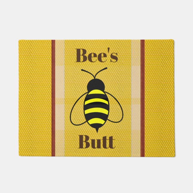 Bee's Butt Doormat (Front)