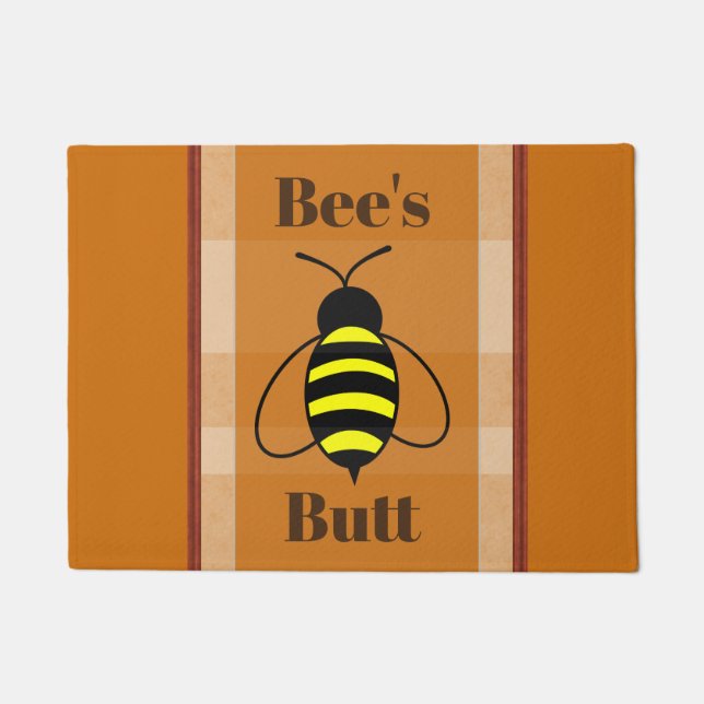Bee's Butt Doormat (Front)