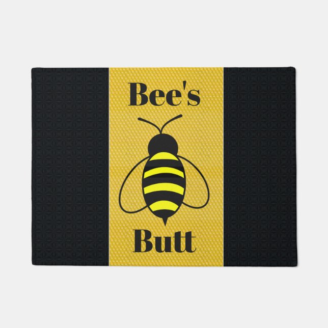 Bee's Butt Doormat (Front)
