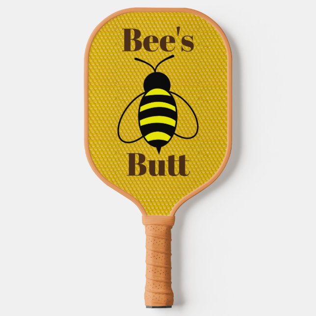 Bee's Butt Pickleball Paddle (Front)