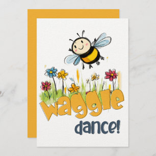 Bees’ Cutesy Waggle Dance رقصة النحل Invitation