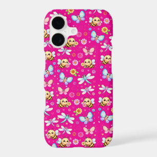 Bees, Dragonflies and Butterflies Kawaii Art