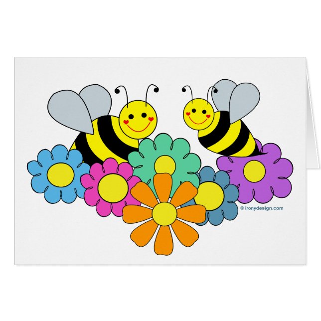 Bees & Flowers (Front Horizontal)